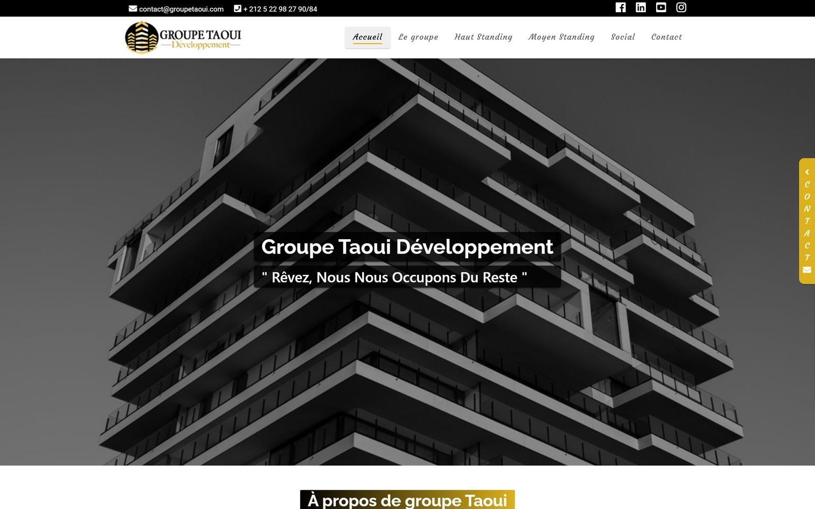 Groupe Taoui Développement screenshot